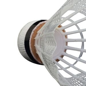 Delta Medium Speed Mantar Başlı 6lı Badminton Topu Beyaz