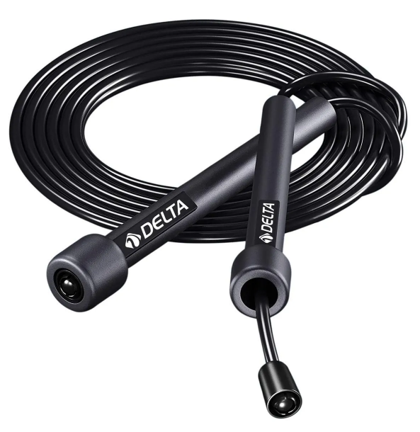 Delta Ayarlanabilir Atlama İpi Siyah Renkli