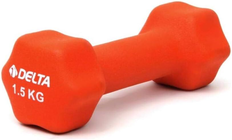 Delta 1,5 kg. 1 Adet Neopren Dambıl Turuncu