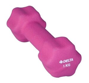 Delta 1 kg. 1 Adet Neopren Dambıl Pembe