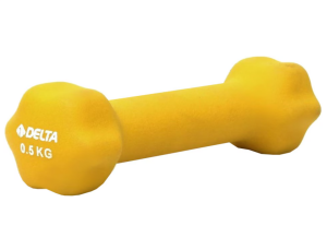 Delta 0,5 kg. 1 Adet Neopren Dambıl Sarı