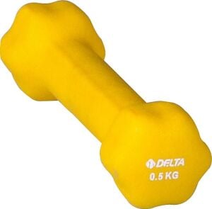 Delta 0,5 kg. 1 Adet Neopren Dambıl Sarı