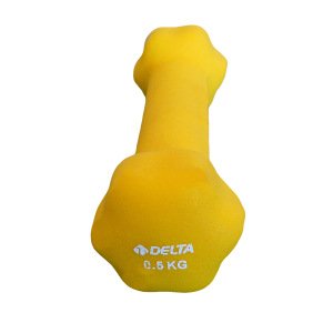 Delta 0,5 kg. 1 Adet Neopren Dambıl Sarı