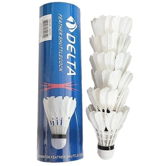 Delta Kaz Tüyü 6lı Badminton Topu