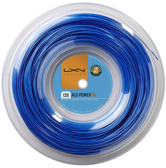 Luxilon 128 Alu Power Roland Garros 200 Metre Rulo Kordaj mavi