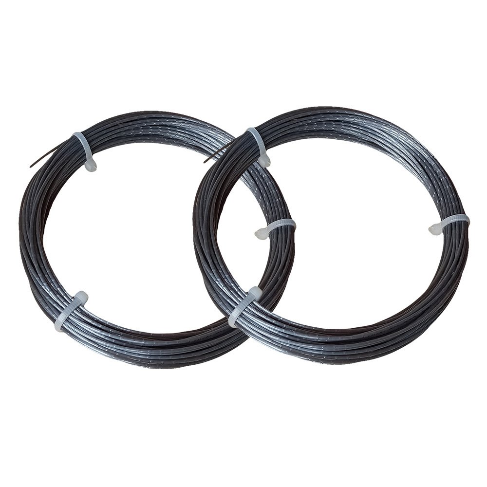 2 Adet Luxilon 125 Alu Power Rough Kordaj 12 Metre Silver