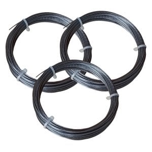 3 Adet Luxilon 125 Alu Power Rough Kordaj 12 Metre Silver