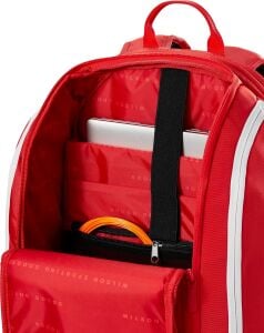 Wilson Süper Tour Tenis Sırt Çantası Raket Bölmeli Kırmızı