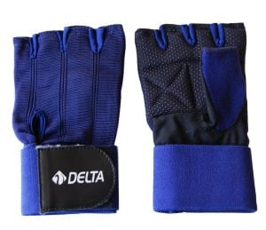 Delta X-Mega Ağırlık Halter Çalışma ve Body Fitness Eldiveni Mavi