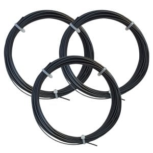 3 Adet Wilson Revolve Spin 1,25 mm. Kordaj 12 Metre Siyah