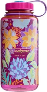 Nalgene Wide Mouth 32 Oz Suluk Matara 1 Litre botanical Florals