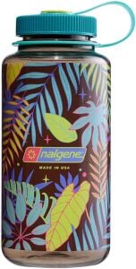 Nalgene Wide Mouth 32 Oz Suluk Matara 1 Litre botanical Ferns