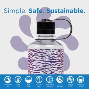 Nalgene 16 Oz NM Tritan Suluk Matara 0,5 Litre Rainbow Zebra