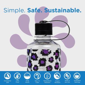 Nalgene 16 Oz NM Tritan Suluk Matara 0,5 Litre Rainbow Cheetah