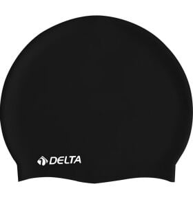 Delta Silikon Bone Yüzücü Havuz ve Deniz Bonesi Koyu Siyah