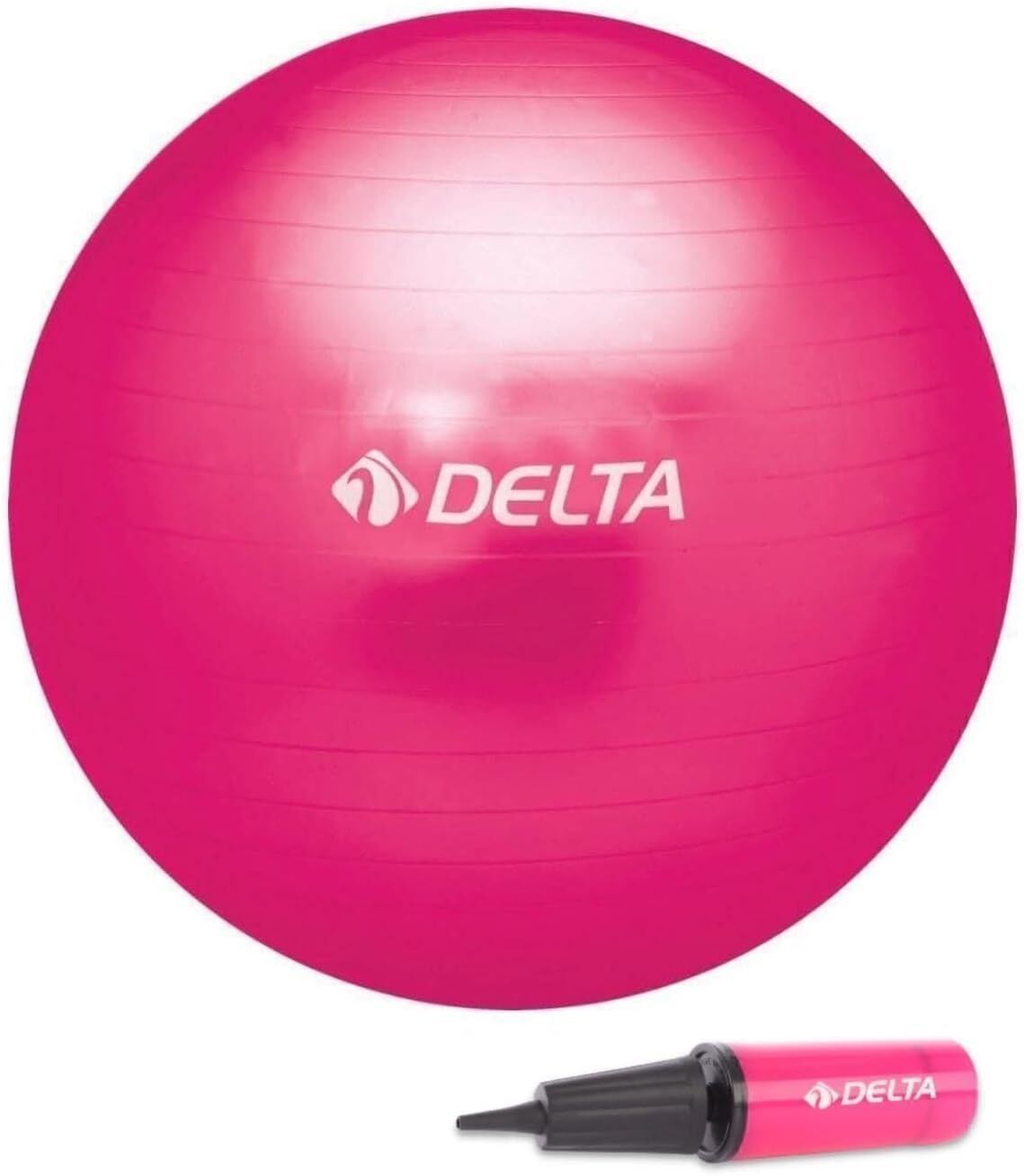 Delta 55 cm Pembe Pilates Topu + Pompa