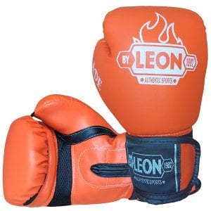 Leon Blade Training Boks, Kick Boks ve Muay Thai Eldiveni Turuncu