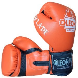 Leon Blade Training Boks, Kick Boks ve Muay Thai Eldiveni Turuncu