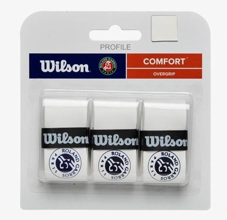 Wilson Roland Garros Profile Comfort 3lü Overgrip Beyaz