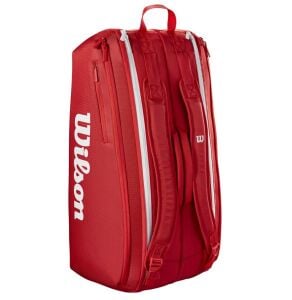 Wilson Süper Tour 2025 9lu Raket ve Tenis Çantası Kırmızı