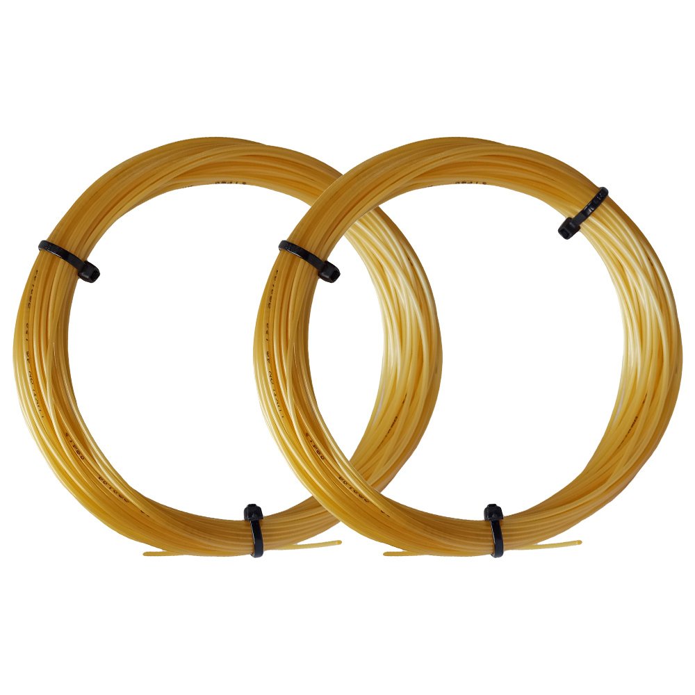 2 Adet Luxilon 4G 1,30 mm. Monofilament Kordaj 12 Metre Altın Sarısı