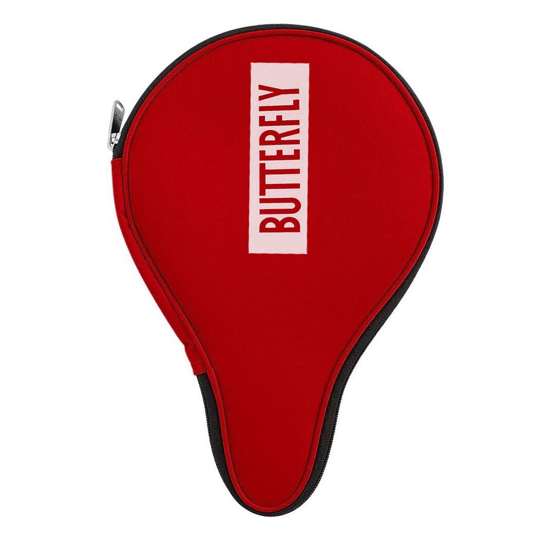 Butterfly Round Case Masa Tenisi Raket Kılıfı Kırmızı