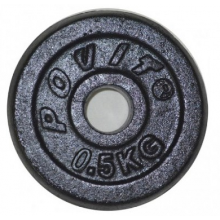 Povit Demir Döküm Plaka Ağırlık 0,5 kg. Siyah