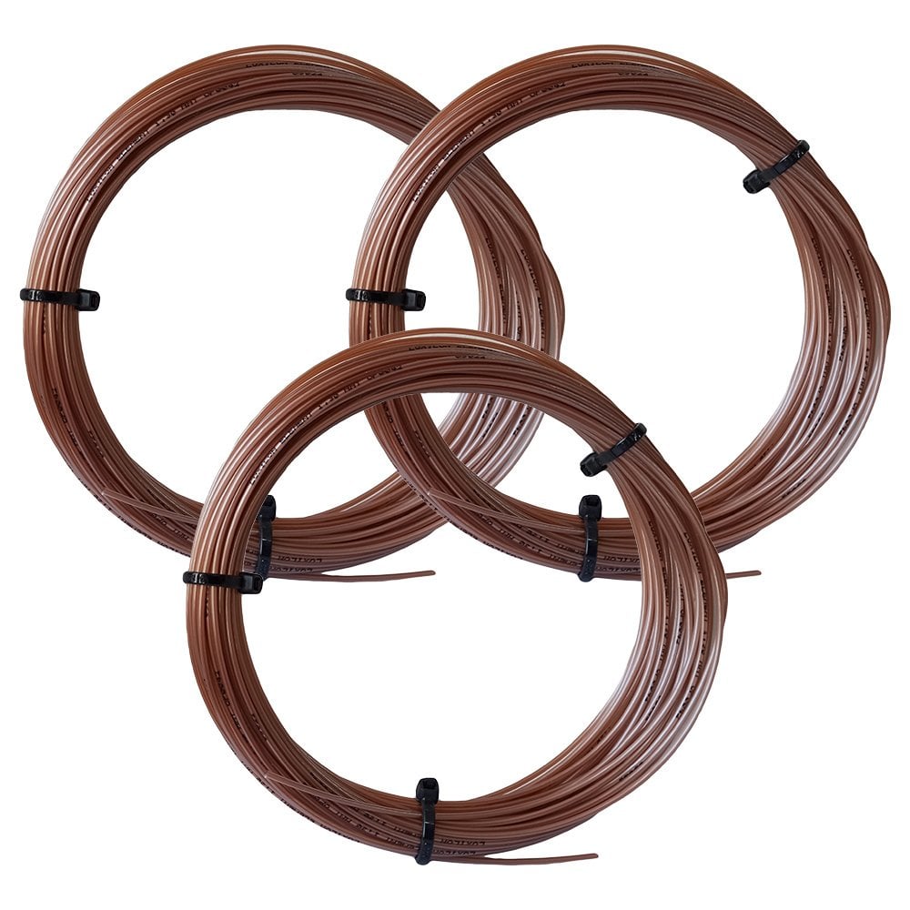 3 Adet Luxilon 125 Element Raket Kordajı 1,25 mm. Kordaj Bordo