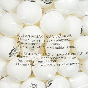 Slazenger ABS 100lü Masa Tenisi Pinpon Topu Beyaz