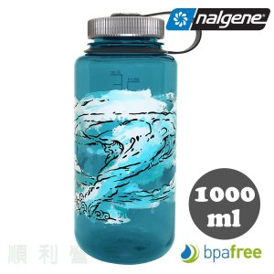 Nalgene 32 Oz WM Trout Wind Suluk Matara 1 Litre Turkuaz 682019-0141