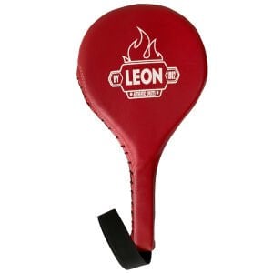 Leon Ultimate Hakiki Deri Boks ve Kick Boks Raket Ellik Kırmızı