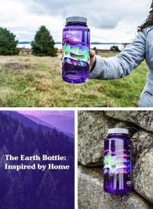 Nalgene 32 Oz WM Trout Wind Suluk Matara 1 Litre Mor