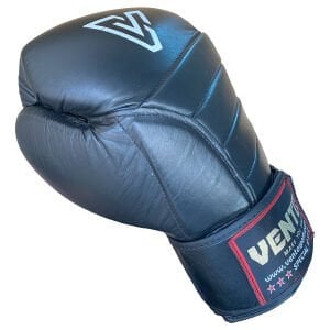 Vento X5 Hakiki Deri Boks ve Kick Boks Eldiveni Siyah