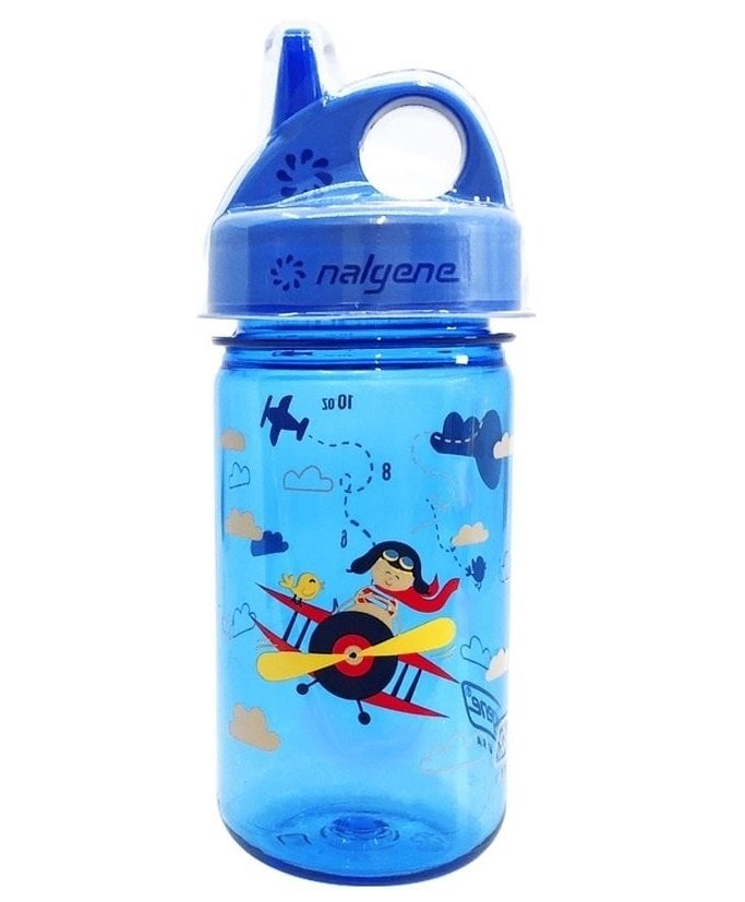 Nalgene 12 Oz Grip N-Gulp Tritan Suluk Çocuk Suluğu Mavi 2182-3112