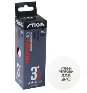 Stiga Perform Masa Tenisi Maç Topu ITTF Onaylı Beyaz 1113-2110-03