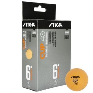 Stiga Cup 6lı Masa Tenisi Pinpon Topu Turuncu 1110-2503-06