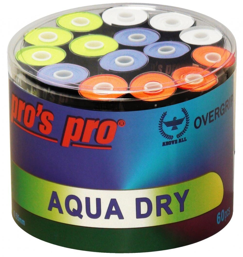 Pros Pro Aqua DRY 60lı Kutu Overgrip 4 Renkli