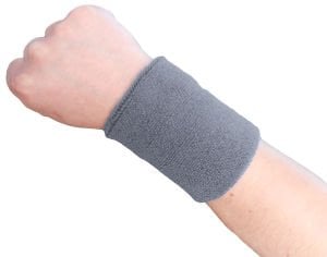Sporcu Havlu El Bilekliği Ekonomik Bileklik Gri