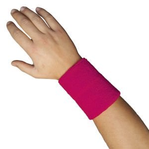 Sporcu Havlu El Bilekliği Ekonomik Bileklik Fuşya