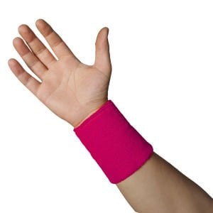 Sporcu Havlu El Bilekliği Ekonomik Bileklik Fuşya
