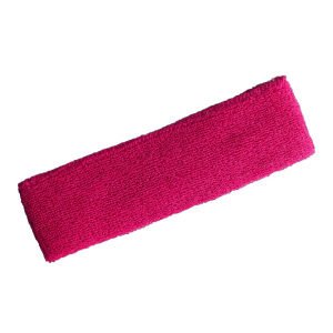 Sporcu Havlu Kafa Bandı, Alın Ter Bandı Headband Fuşya