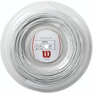 Wilson Revolve Spin 1,25 mm. Rulo Raket Kordajı 200 metre Beyaz