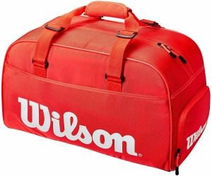 Wilson Süper Tour Small Duffle Spor ve Seyahat Çantası Kırmızı