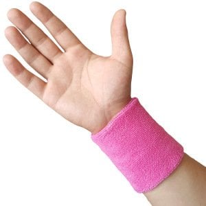 Sporcu Havlu El Bilekliği Ekonomik Bileklik Pembe
