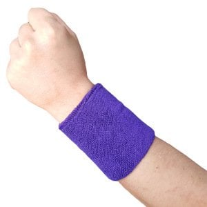 Sporcu Havlu El Bilekliği Ekonomik Bileklik Mor