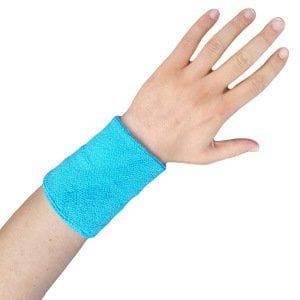 Sporcu Havlu El Bilekliği Ekonomik Bileklik Turkuaz