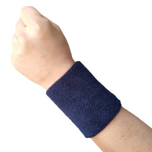 Sporcu Havlu El Bilekliği Ekonomik Bileklik Lacivert