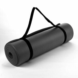 Delta Egzersiz, Yoga ve Pilates Minderi 15 mm. Siyah Renk