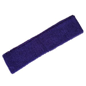 Sporcu Havlu Kafa Bandı, Alın Ter Bandı Headband Mor