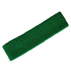 Sporcu Havlu Kafa Bandı, Alın Ter Bandı Headband Yeşil